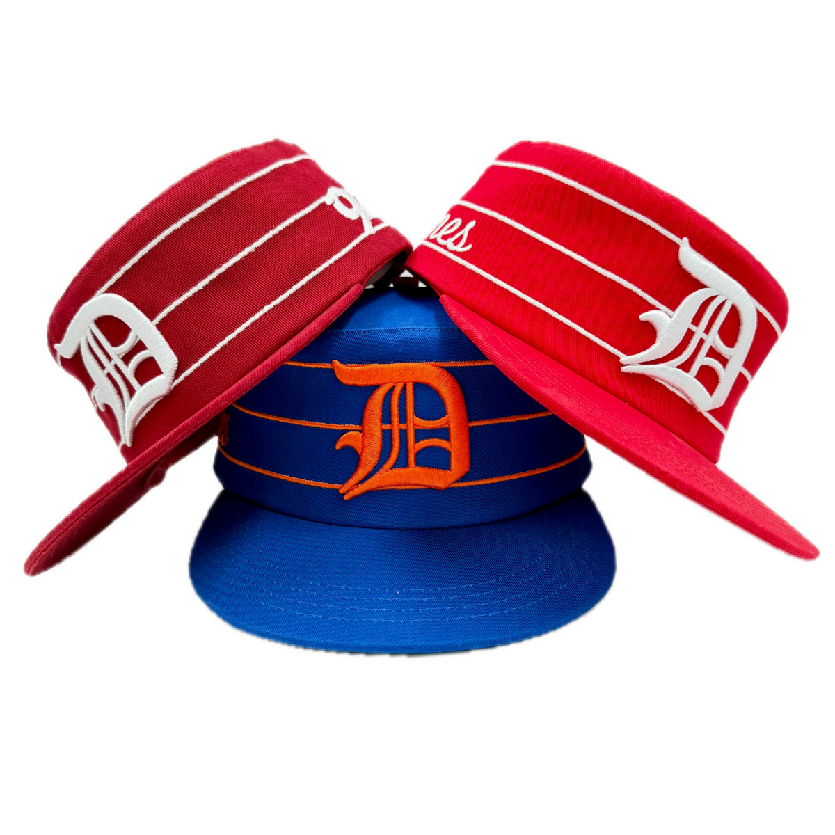 ALL 3 COLOURS BUNDLE 2 — Red & White, Blue & Orange, Maroon & White