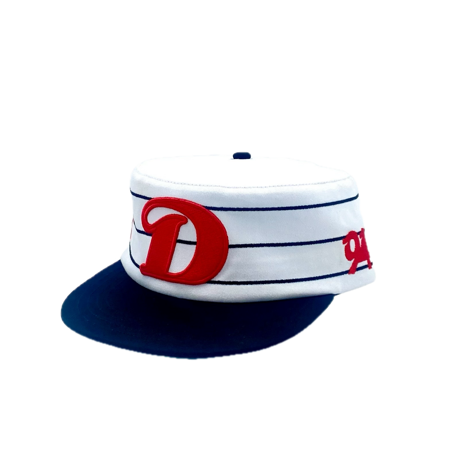 94 DOMES White Red Black dome cap